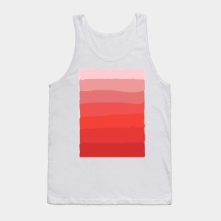 Orange Crush Gradient Art Tank Top